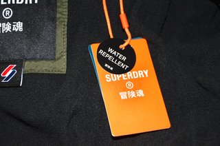 Superdry Abrigo acolchado Hombre Talla S-M Europea