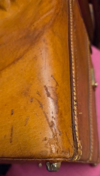 Bolso Médico Antiguo Marrón