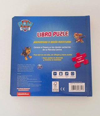 Libro + Puzle Paw Patrol 2 en 1