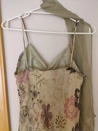 Vestido largo floral para fiesta