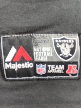 Camiseta Vintage Raiders NFL Majestic Talla L