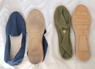 2 Pares Alpargatas Hombre Talla 43