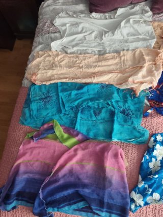 Lote Faldas Pareo Baño Pañuelo tallas S y XS