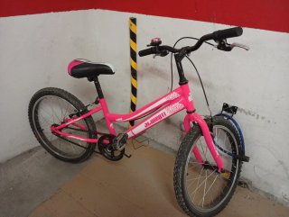 Bicicleta infantil rosa