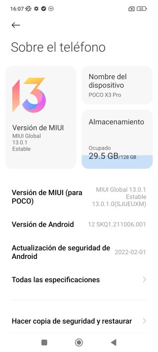 POCO X3 Pro 128GB Negro