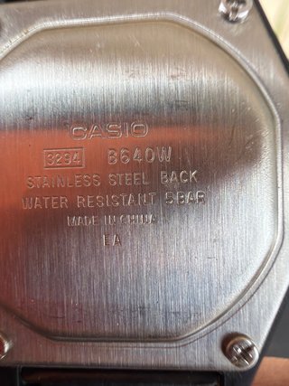 Casio B640W Reloj Digital Vintage Negro