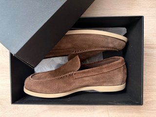 Mocasines Massimo Dutti piel marrón talla 41