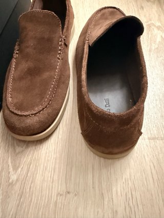 Mocasines Massimo Dutti piel marrón talla 41