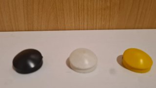 Playmobil gorras (Negra, Blanca, Amarilla)