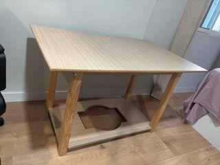 Mesa camilla de madera