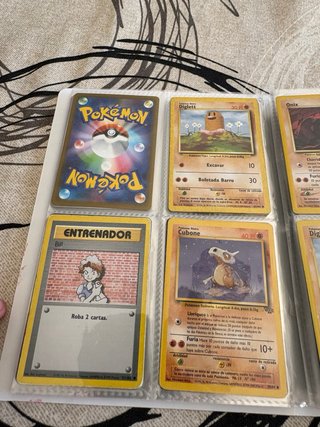 Lote Cartas Pokémon Antiguas (Clefairy, Machoke, e