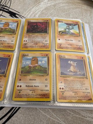 Lote Cartas Pokémon Antiguas (Clefairy, Machoke, e