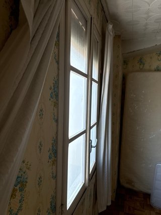 2 Ventana madera y cristal 113x49 cm y otras ver f