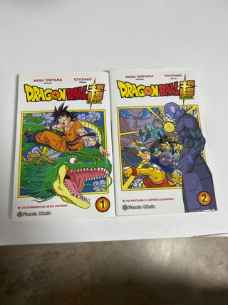 Pack de  2 comics Dragon Ball Super Vol. 1 y 2
