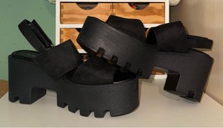 Sandalias Plataforma Maripaz Negras