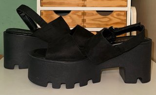 Sandalias Plataforma Maripaz Negras
