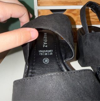 Sandalias Plataforma Maripaz Negras