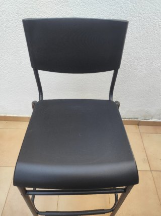2 Taburetes Ikea Stig Negros