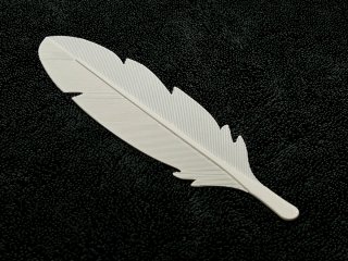 Abanico Plumas Realista 3D Impreso