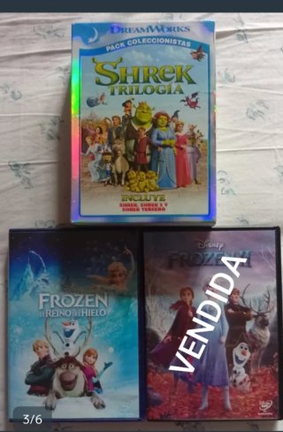 Lote de películas de animación. Liquidación