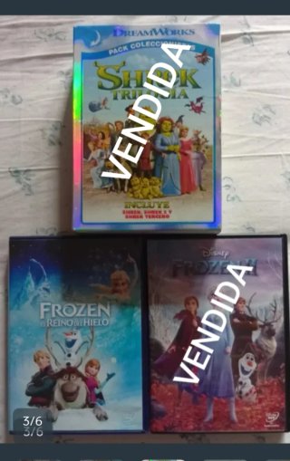 Lote de películas de animación. Liquidación