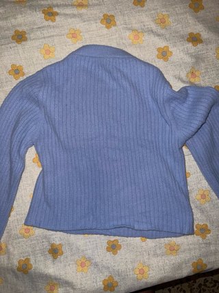 Jersey Bershka corto azul Talla XS