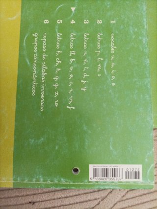 Cuaderno 4 de Letrilandia . ISBN 9788426355737
