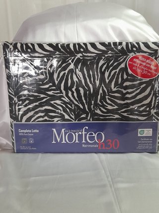 Completo Letto Morfeo Matrimoniale Zebrato