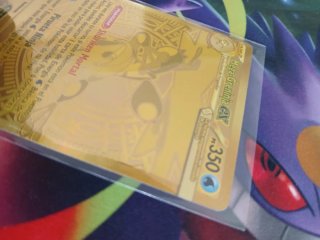 Carta Pokémon Mega Greninja EX Dorada