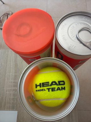 3 botes de pelotas HEAD Padel Team