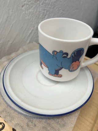 Vajilla Ikea Azul y Blanca