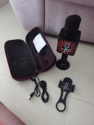 Micrófono La Voz con accesorios