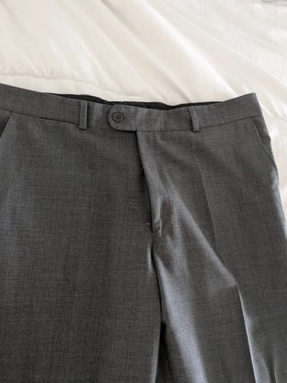Traje de chaqueta gris