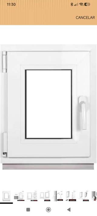 Ventana Oscilobatiente Nueva 40x50