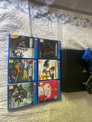 PlayStation 4 PRO (PS4 Pro). Mandos Negro y Azul