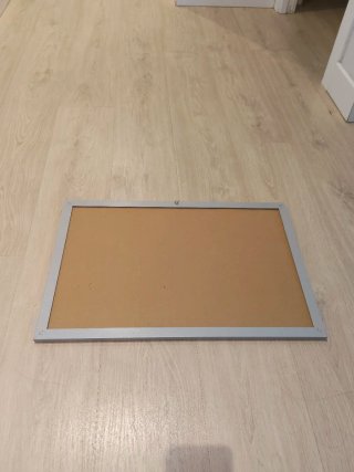 Panel de corcho con marco
