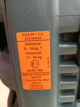 Silla de coche para niños y niñas Britax Römer