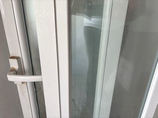 Ventana aluminio cristal 34x115 cm