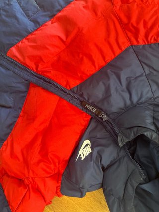 Abrigo Nike Azul y Rojo