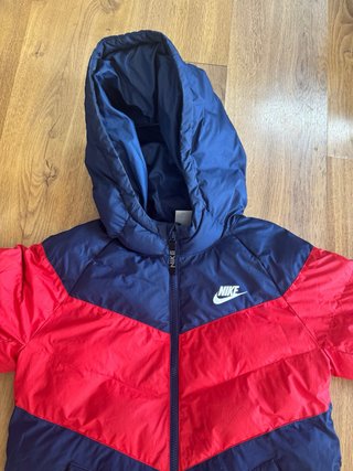 Abrigo Nike Azul y Rojo