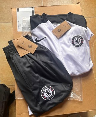 Conjunto Chandal Chelsea FC Nike Negro Blanco
