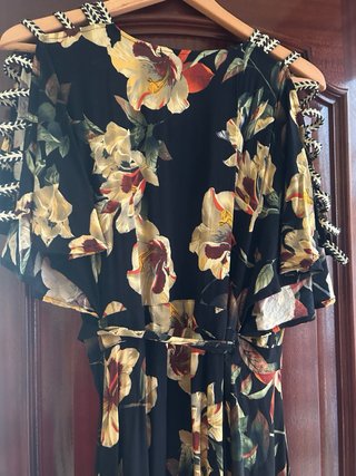Vestido largo estampado floral Lowell