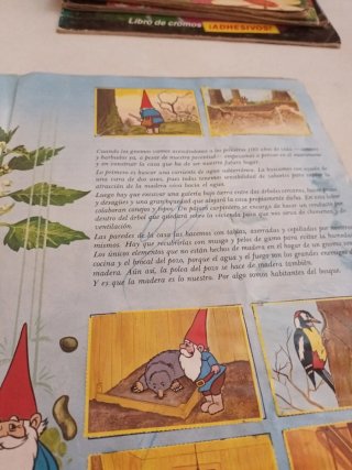 Álbum Cromos David el Gnomo 1985 Danone