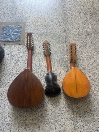Lote 3 instrumentos cuerda antiguos