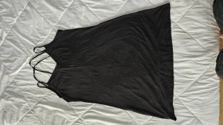 Vestido negro mujer tirantes finos