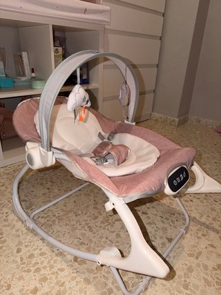 Balancín bebé rosa
