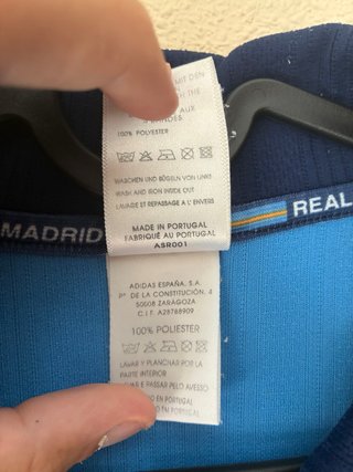 Camiseta Real Madrid Tercera 1999 Teka Talla S/M