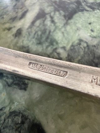 Juego cubertería antigua plata Meneses