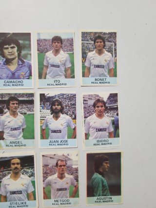 Lote 13 cromos Real Madrid 82-83 mateo mirete