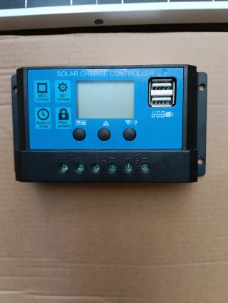 Placa Solar con Controlador de Carga